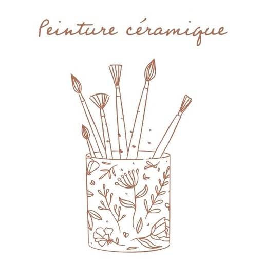 Peinture céramique - samedi après-midi